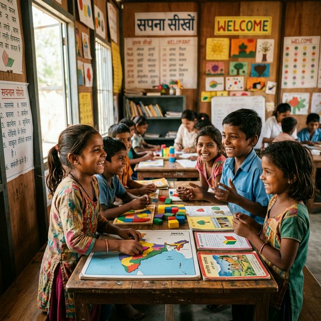 Dhuri school project children